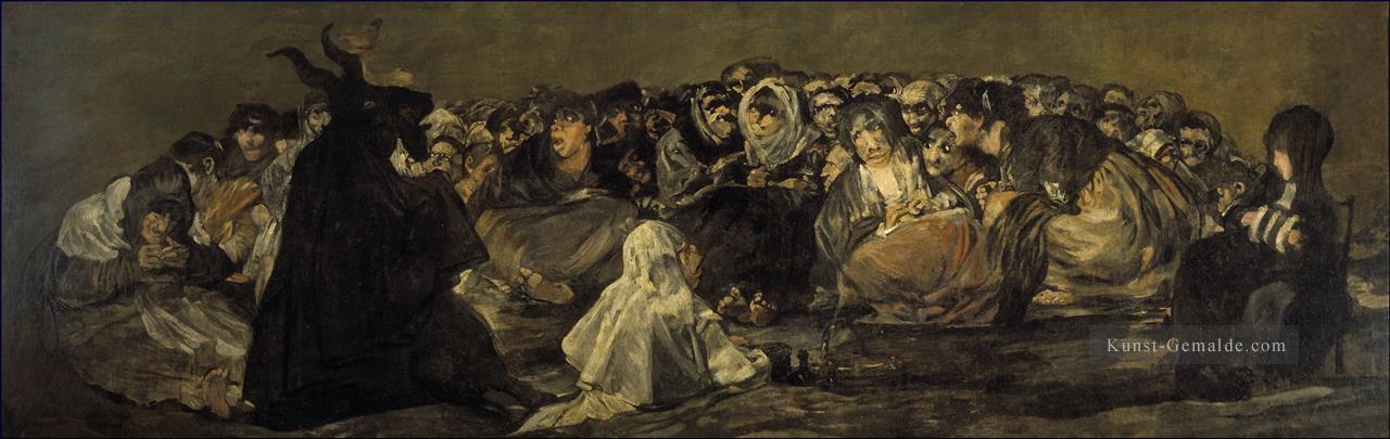 die Große Er Ziege oder Hexen Sabbat Francisco de Goya Ölgemälde